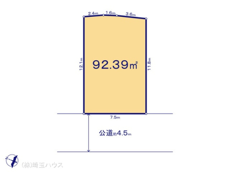 ��ʌ��������܎s�΋摾�c�E1���ڂ̓y�n�̊Ԏ��}